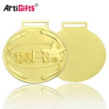 Gold Plated Oval Felicitate Christmas Medals For Kids